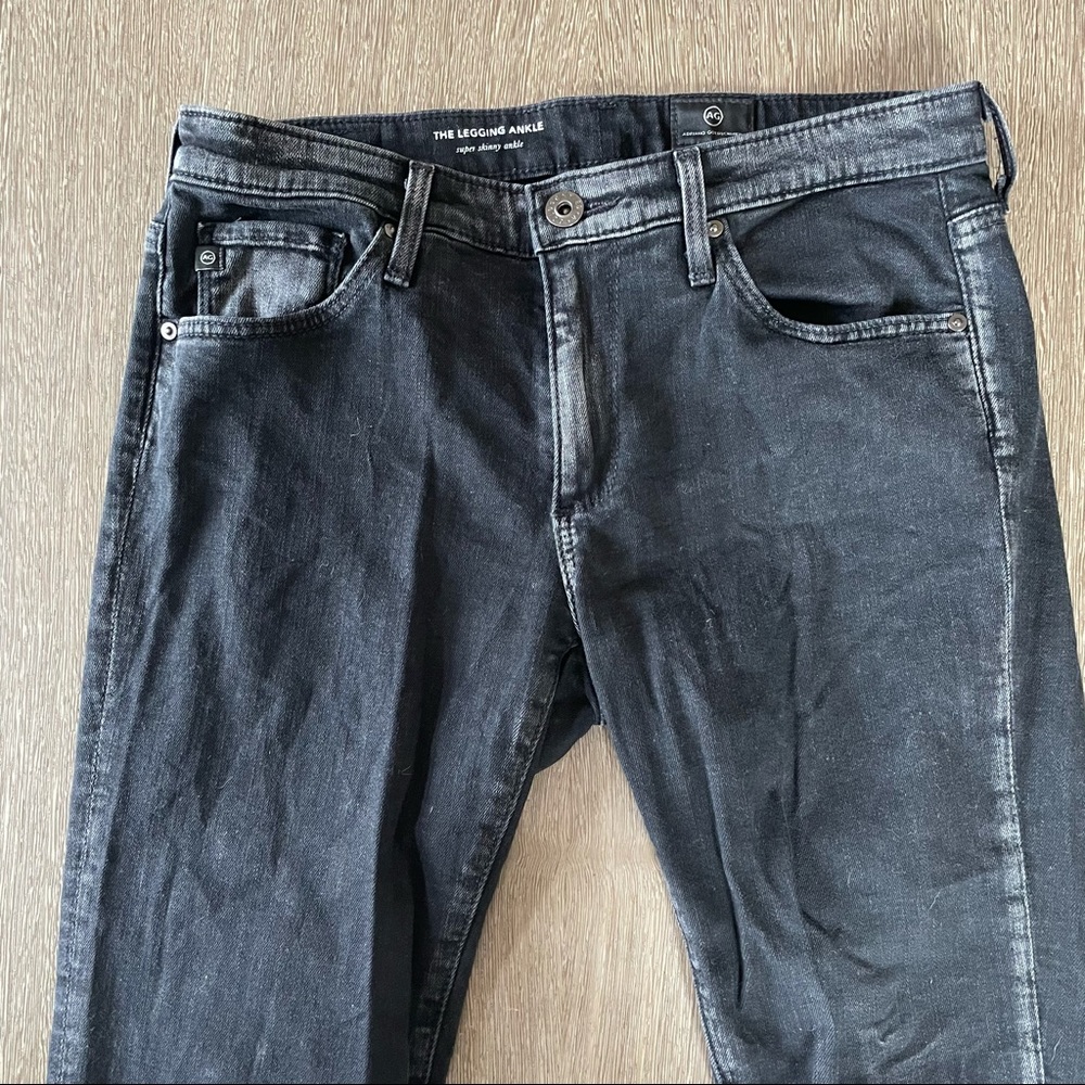 AG Legging Ankle Super Skinny Faded Size 26R - Picture 2 of 7